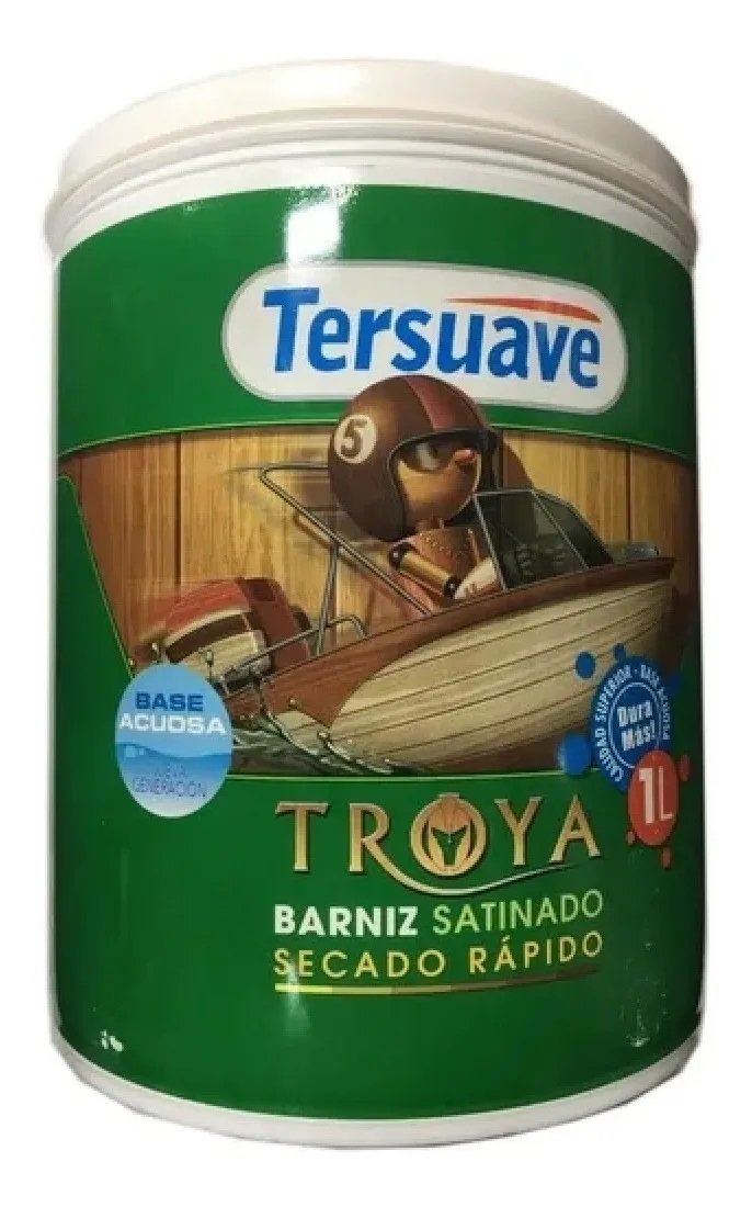 Barniz acuoso secado rap. x 1lt. Satinado