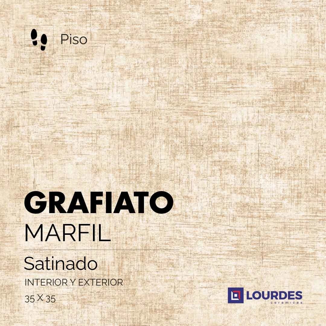 Ceram. “L” Grafiato Marfil 35×35 mt2 (cj.2.20 m2)