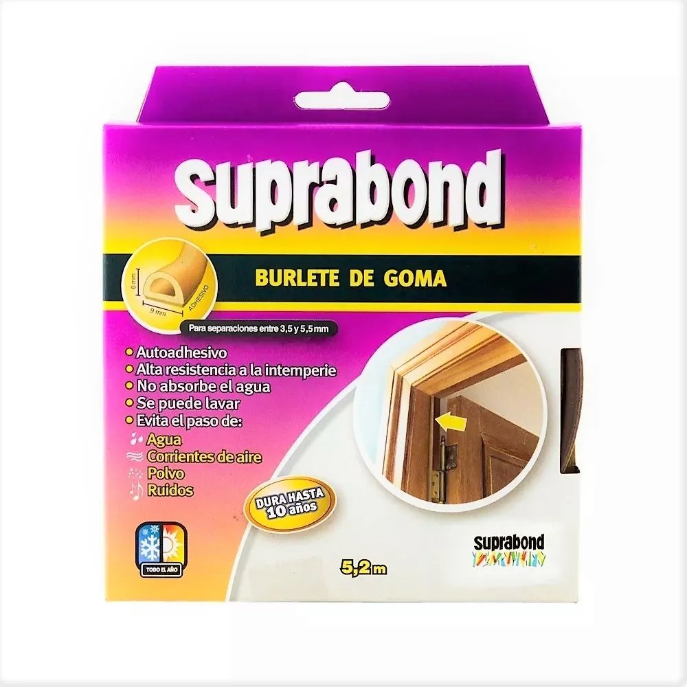 Burlete SUPRABOND D Marron 5,2mt.