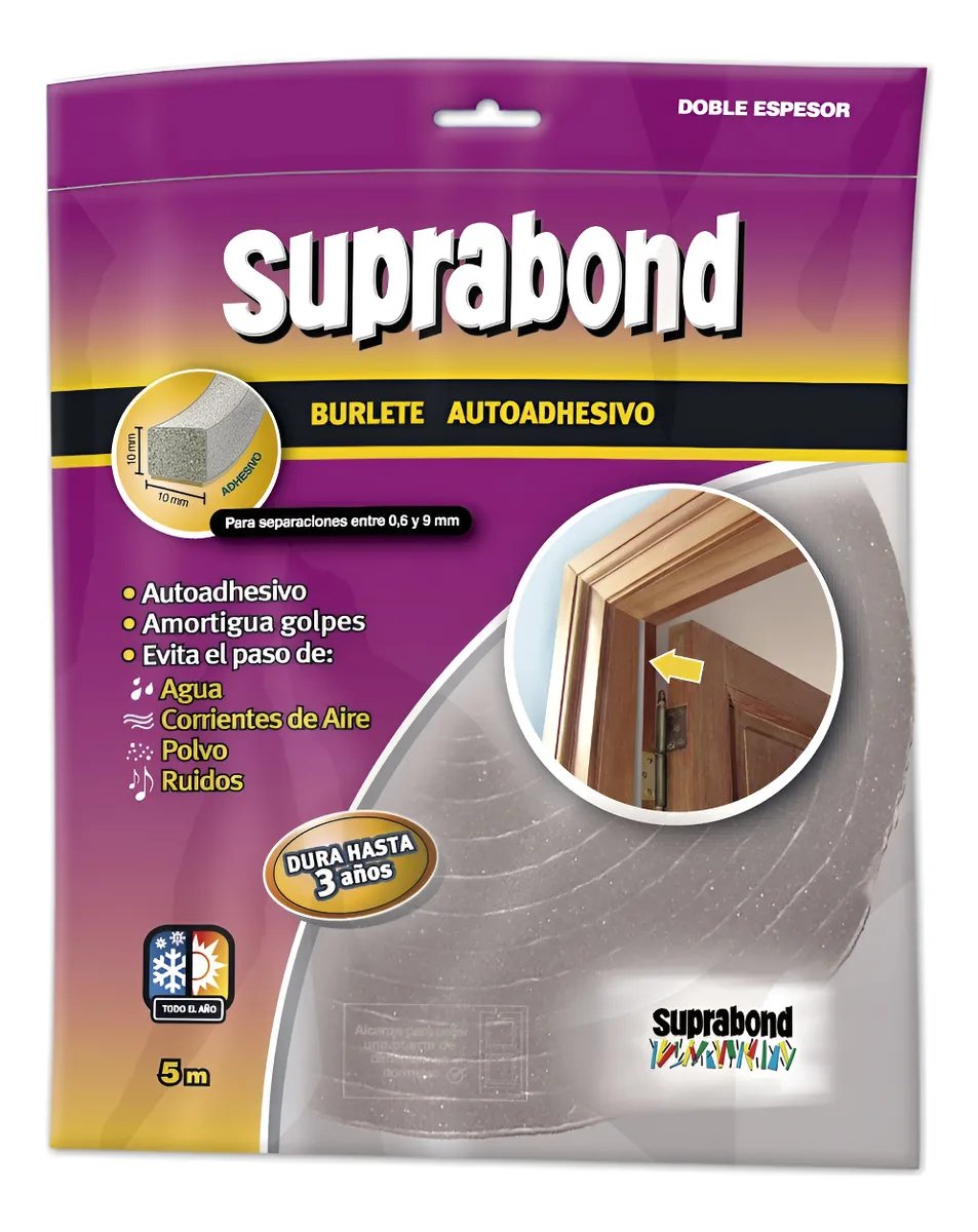 Burlete SUPRABOND 10x10x5mt.
