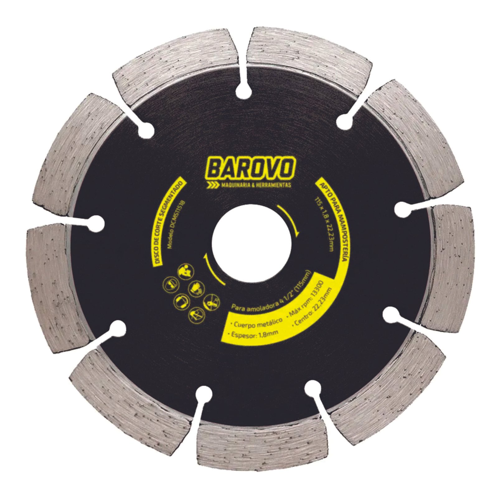 Disco diam.seg.BAROVO 115