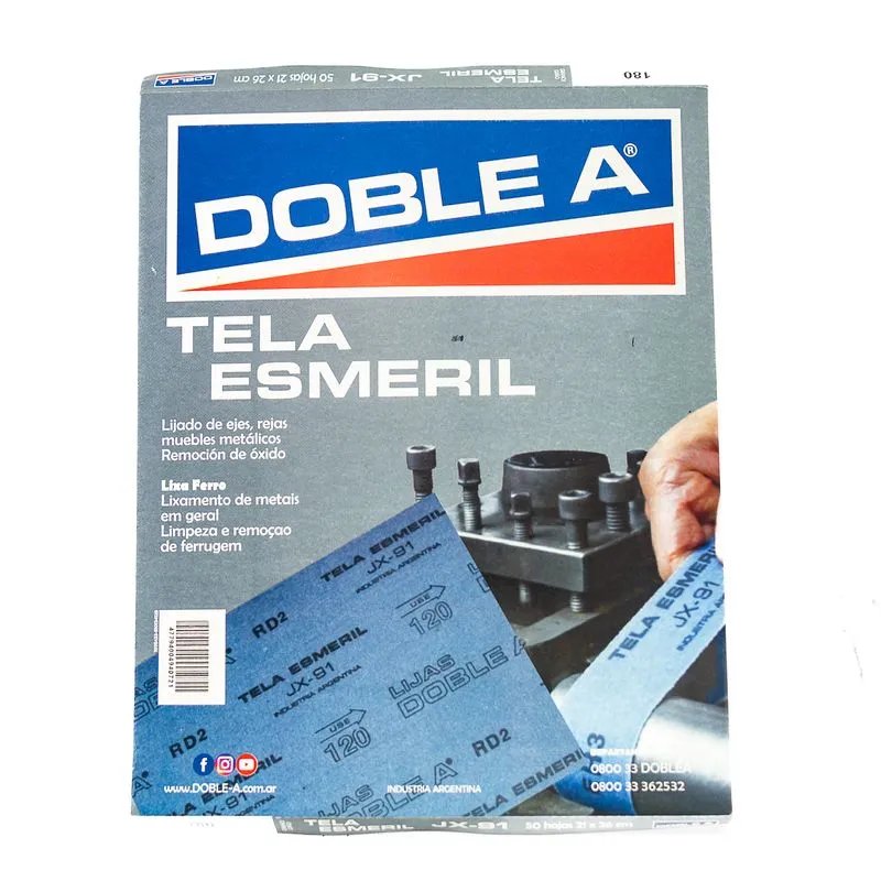 Lija tela esmeril Nº 80
