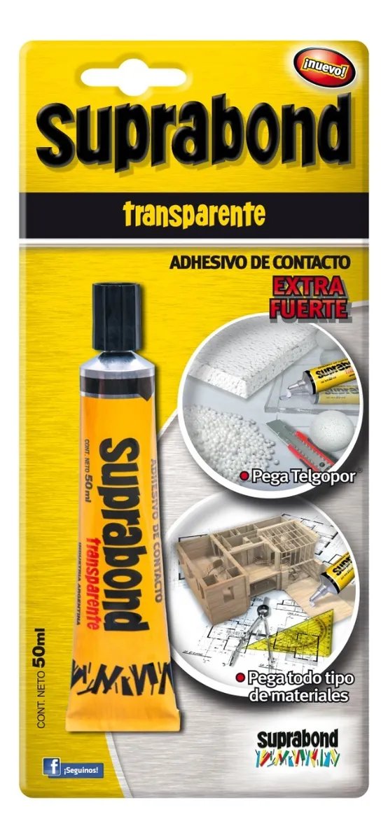 SUPRABOND Adhes.contacto Transp. 50ml.