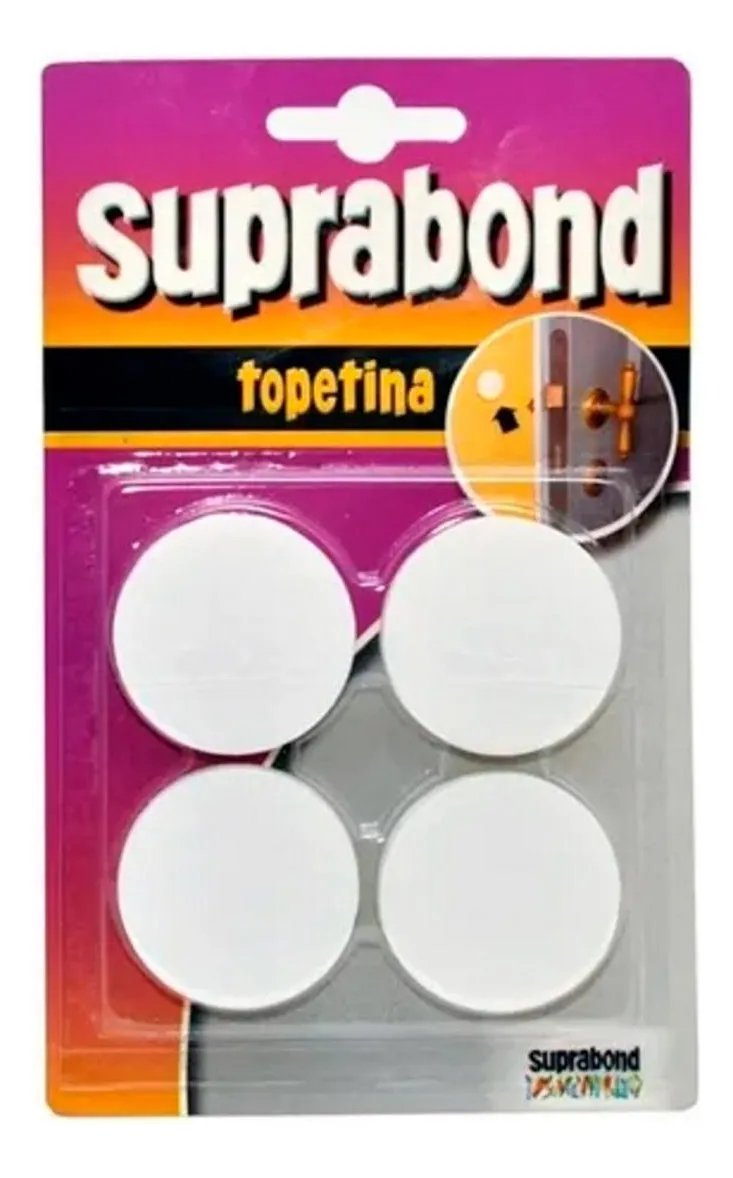 Paragolpe Topetina x4 Uni.Redonda Blanca