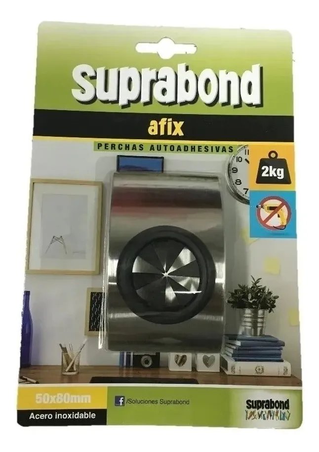 Percha AFIX 50x80mm Cromo AFXSRA