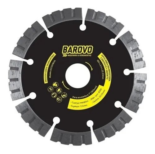 Disco diam.seg.BAROVO 180 7 3en1