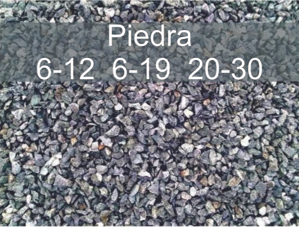 Piedra de20a30 x tonelada