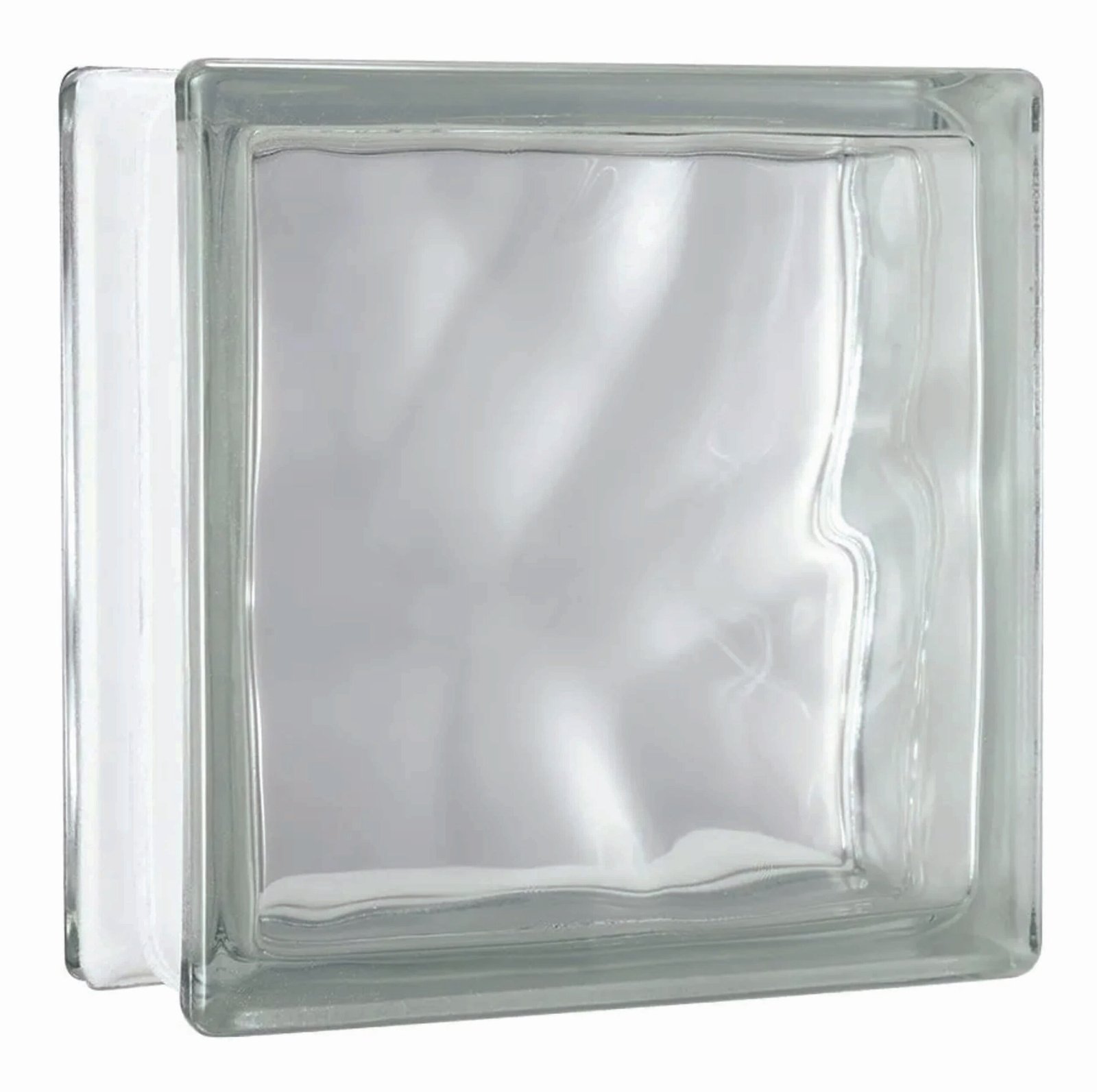 Ladr.VIDRIO ONDUL.SATINADO 19x19x8cm c/u