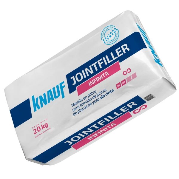 Masilla p/placa yeso JOINTFILLER INFINITA x 20Kg.