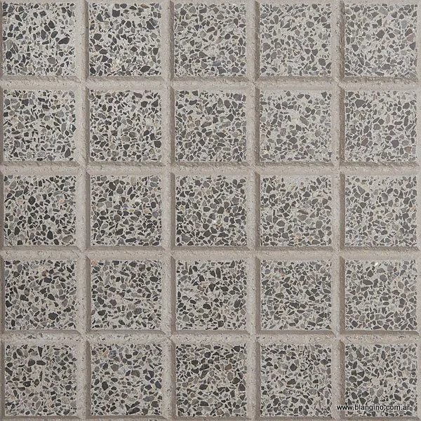 Loseta BLANGINO Adoquin Rec. 25p Gris Plomo 30x30xm2