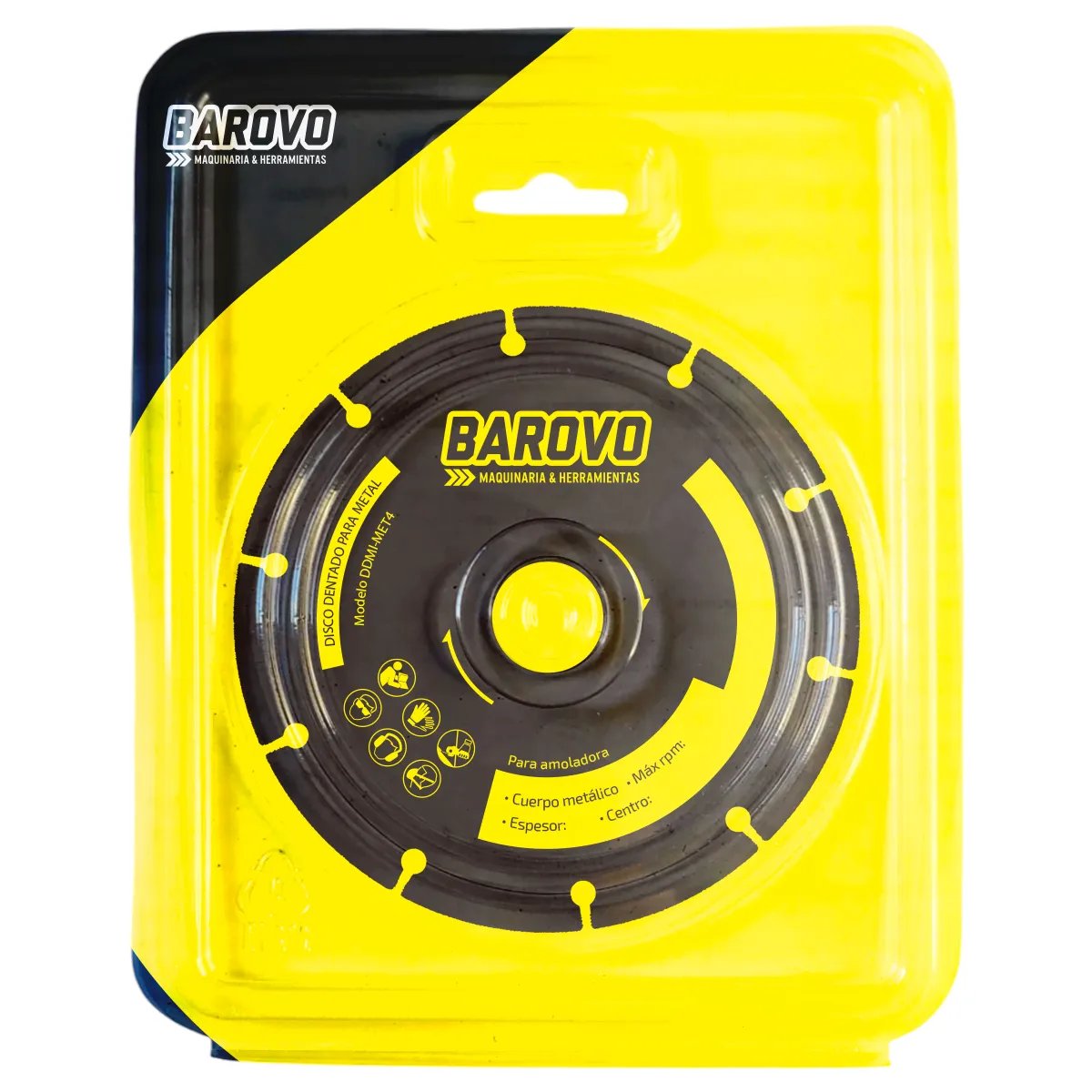 Disco segmentado para metal 115 mm BAROVO DDMI-MET4