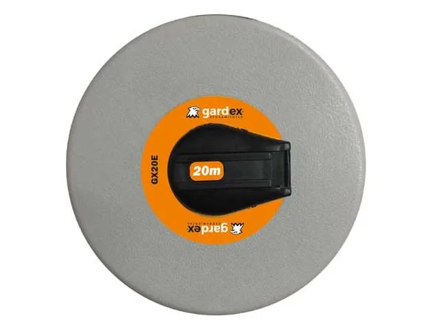 CINTA METRICA GARDEX PLASTICA 20mt FLEJE FIBRA 13mm gx20e