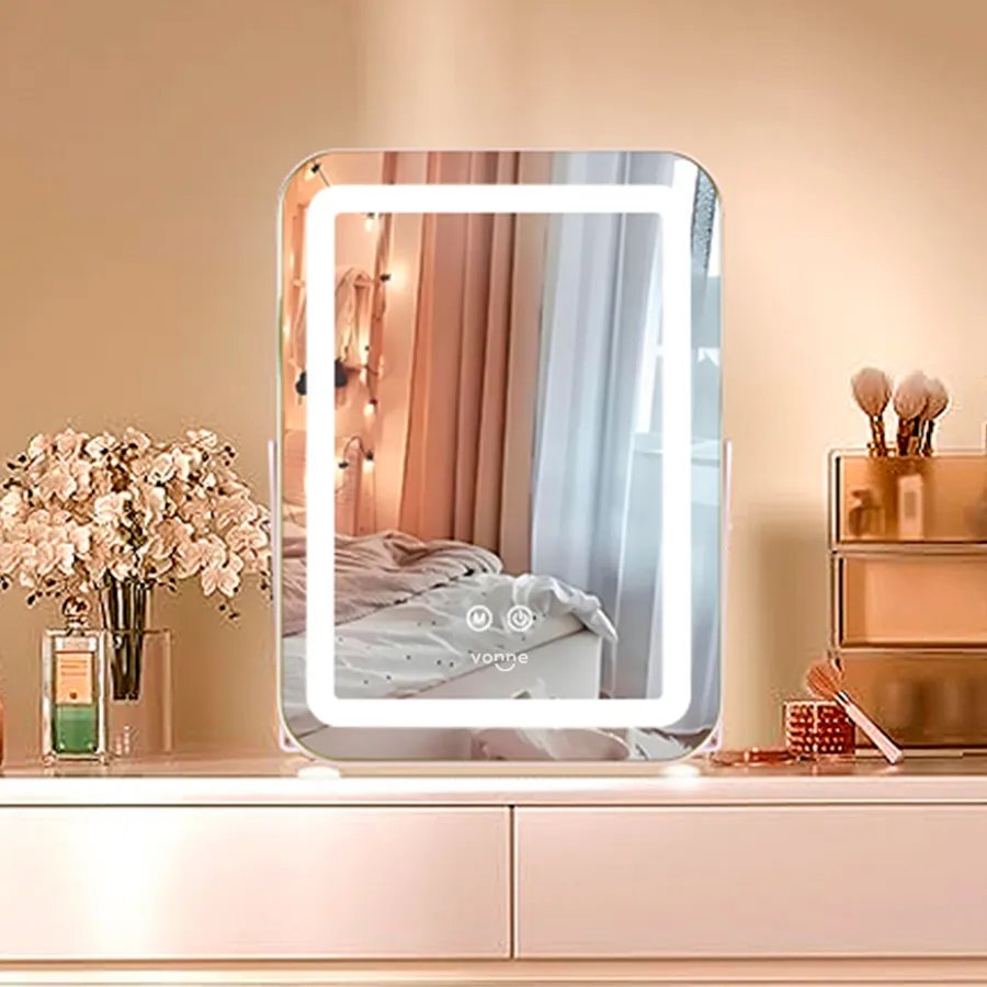 Espejo de tocador rectangular led.VONNE CETI-RECL
