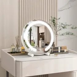 Espejo de tocador redondo led.VONNE CETI-RECL