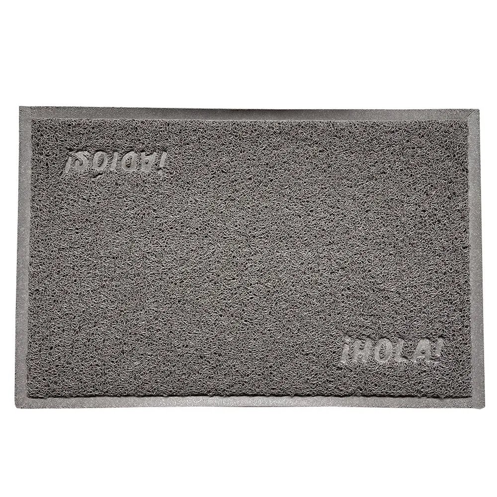 Alfombra Sanitaria 60×40 AMALFI p/entreda Hola Adios 7007 – Gris