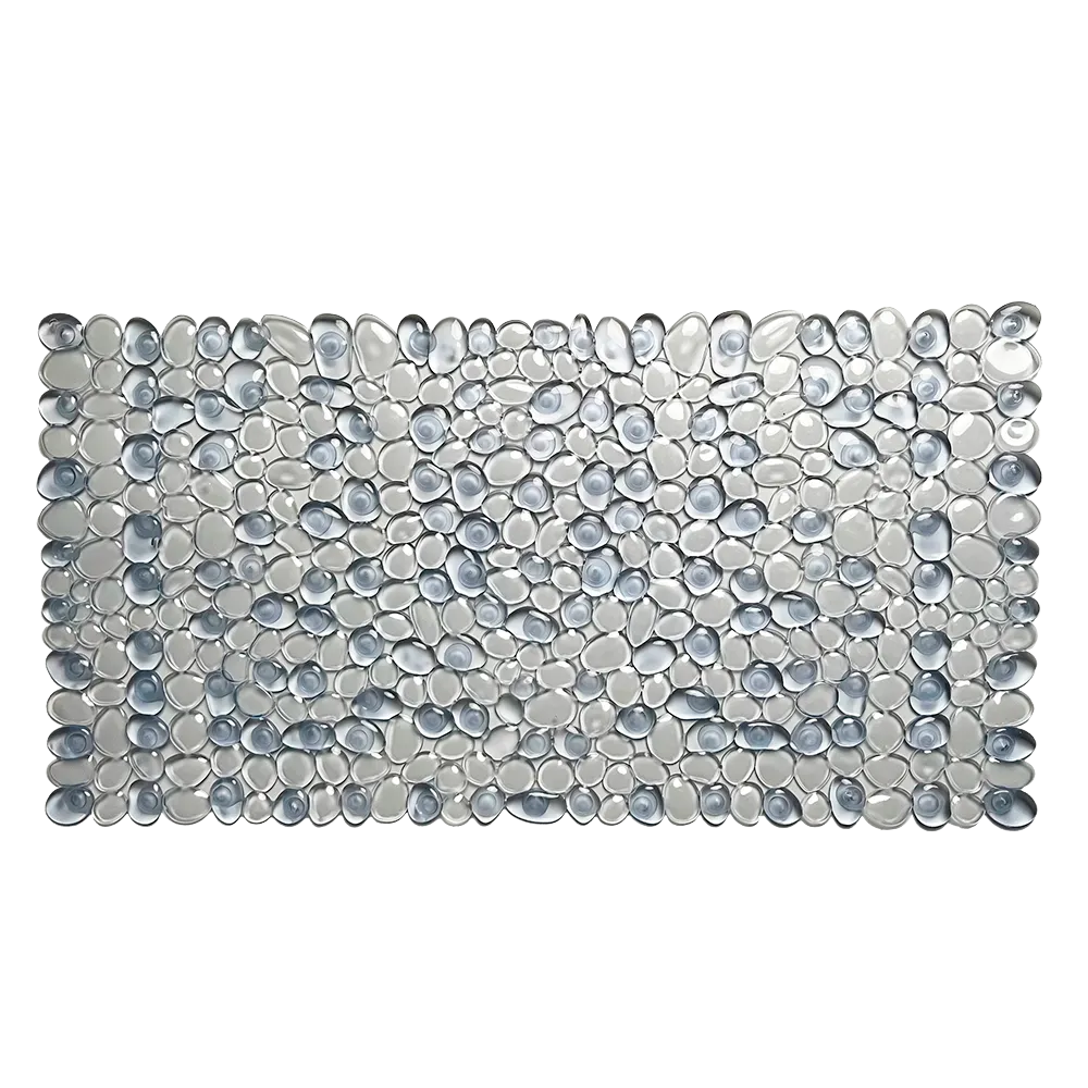Alfombra de seguridad p/baño antides. c/ventosas 71×35 art. 5038 – Transp