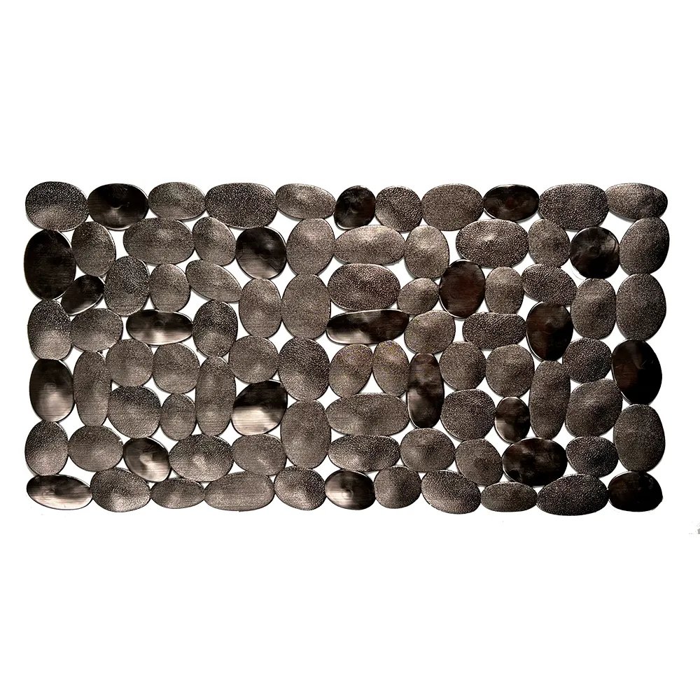 Alfombra de seguridad p/baño antides. c/ventosas 68×36 art. 5042 – empedr