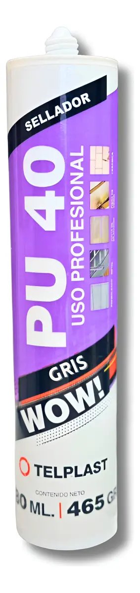 Telplast Sellador PU 40 Gris wow 280ml